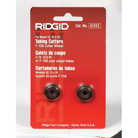 Ridgid RIDGID Replacement Cutter Wheel Black 2 pc 41312